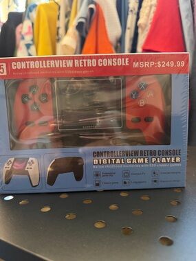 Retro Handheld Gaming Console - Red